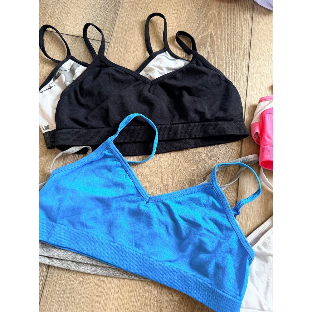 Sweet & Sassy Girls Large Training Bralette 8-Pack Set - Picture 2 of 9